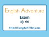 English Adventure - EXAM