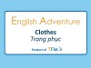 English Adventure - CLOTHES