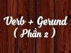 Chủ đề 18: Verb + Gerund (Phần 2)