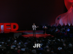 [TED] JR: My wish: Use art to turn the world inside out