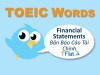 TOEIC WORDS - Financial Statements