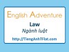 English Adventure - LAW (Cont)