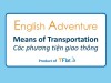 English Adventure - MEANS OF TRANSPORTATION