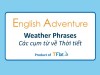 English Adventure - WEATHER PHRASES