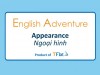 English Adventure - APPEARANCE