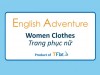 English Adventure - WOMEN CLOTHES